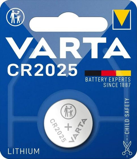 Батарейка Varta Electronics BL1 Lithium CR2025 блистер (1шт)