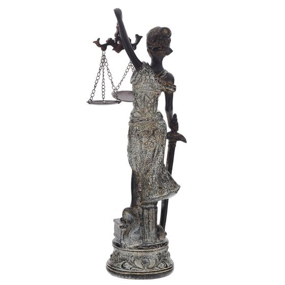 Фигурка декоративная "Фемида", L11 W7,5 H30 см