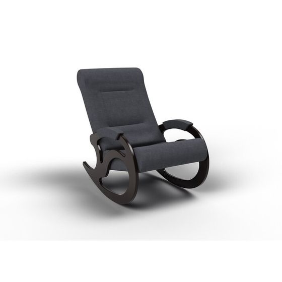 Кресло-качалка «Вилла», 1040 × 640 × 900 мм, ткань, цвет графит