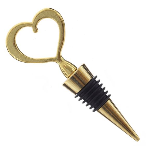 Набор: пробка для бутылки и декор для бокалов, L9 W3 H14 см