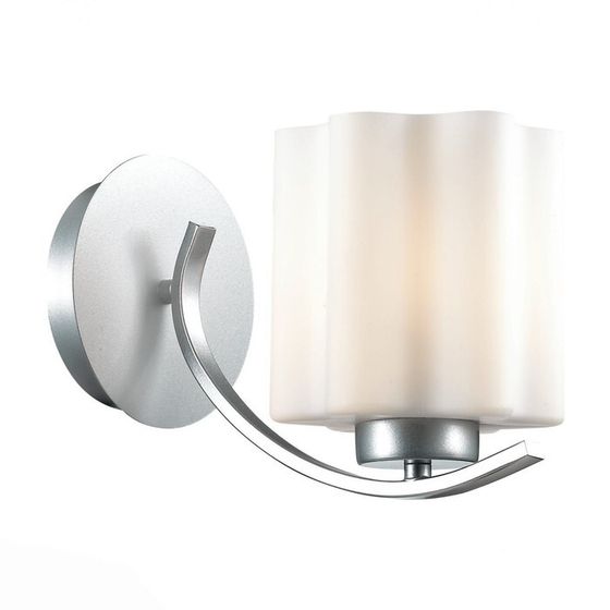 Бра St Luce. SL116.501.01. Onde. 1х60 Вт, E27, 15х18 см, цвет серебристый