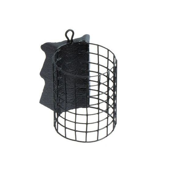 Груз-кормушка металлическая X-FEEDER ME ALLIGATOR M GRID, цвет Matt Black, 110 г, 40 мл