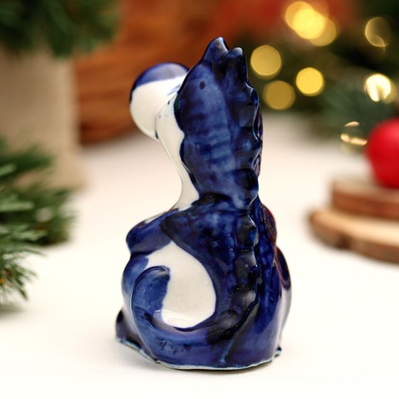 !09 Сувенир &quot;Дракон Кай&quot;, гжель