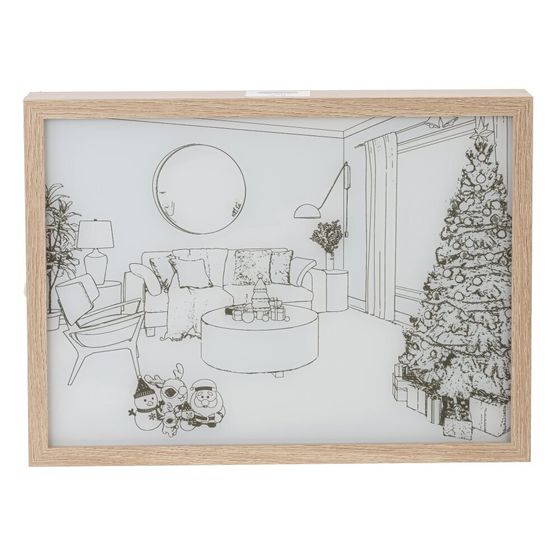 Панно (подсветка, USB), L31 W4 H23 см, 3в.