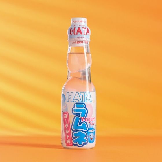 Напиток газированный Ramune со вкусом йогурта, 200 мл