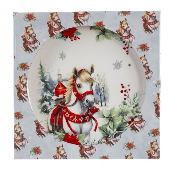 Тарелка &quot;Лошадь&quot;, L21 W21 H2 см