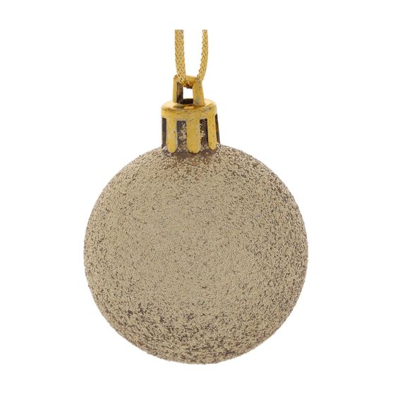 Набор из 12шт Украшение новогоднее "Шар", D 4 см, L9,5 W9,5 H10,5 см