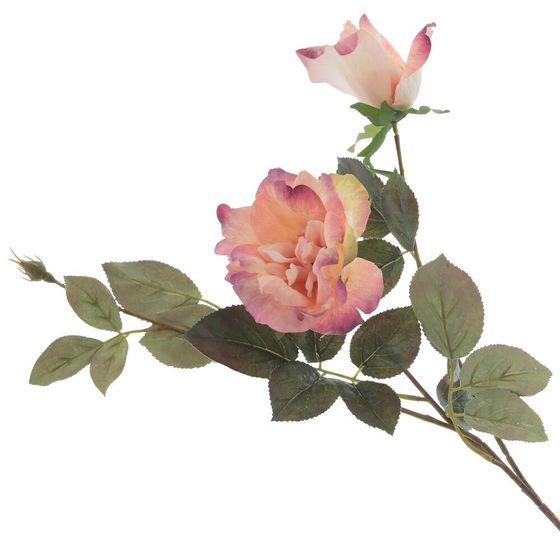 Цветок искусственный &quot;Роза&quot;, L21 W18 H80 см, 2в.