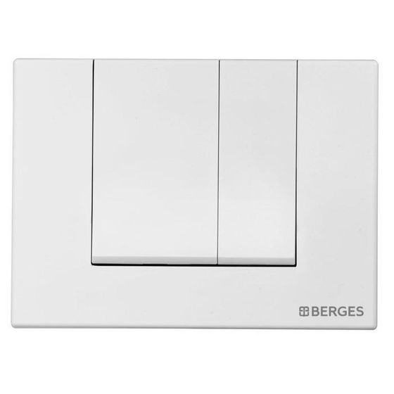 Кнопка управления BERGES NOVUM S4, для скрытых систем инсталляции, белый