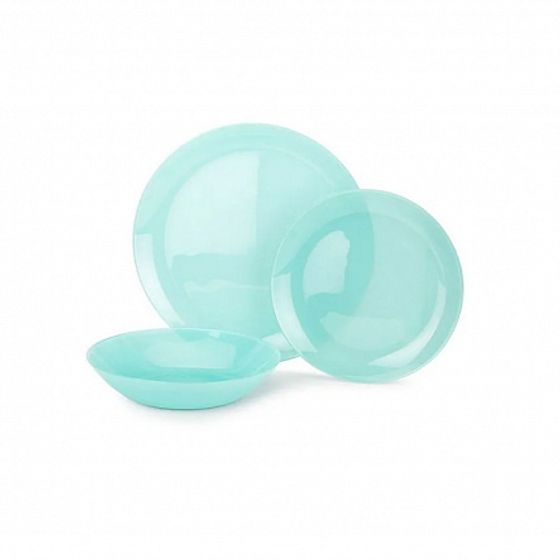 Столовый набор 18 предметов ДИВАЛИ ЛАЙТ ТЮРКУАЗ