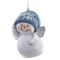 Фигурка декоративная подвесная "Снеговик",   L5,5 W4,5 H7,5 см, 2в.