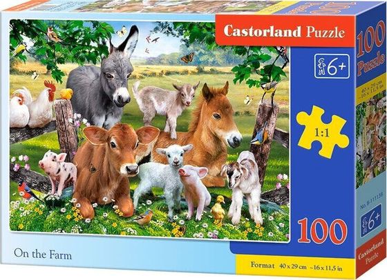 Castorland Puzzle 100 On the Farm