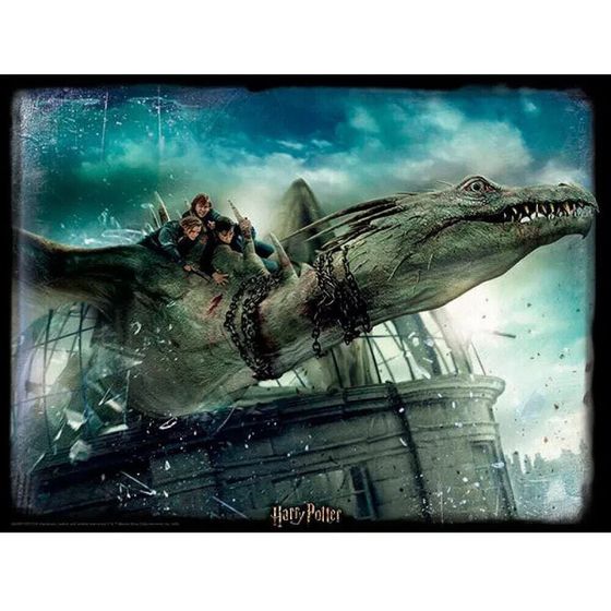 PRIME 3D Harry Potter Lenticular Drake Puzzle 500 pieces