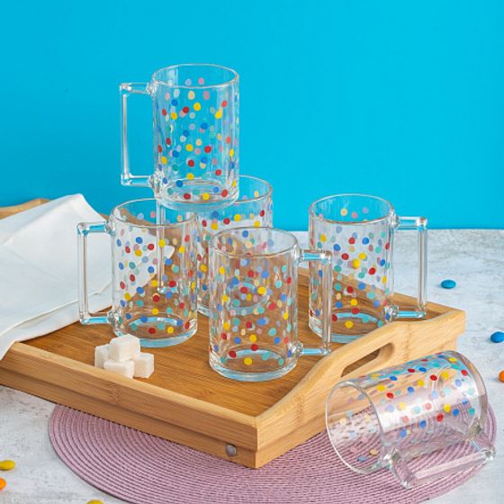 Кружка ФИТНЕС Спринг дотс 320мл