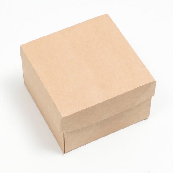 !09 Коробка (набор 5 штук) складная, крафт, 12 х 8 х 12 см.