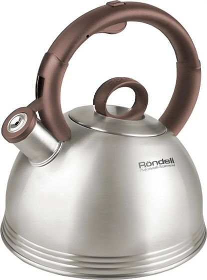 Чайник Rondell Kortado RDS-1035 2.4л. со свистком стальной