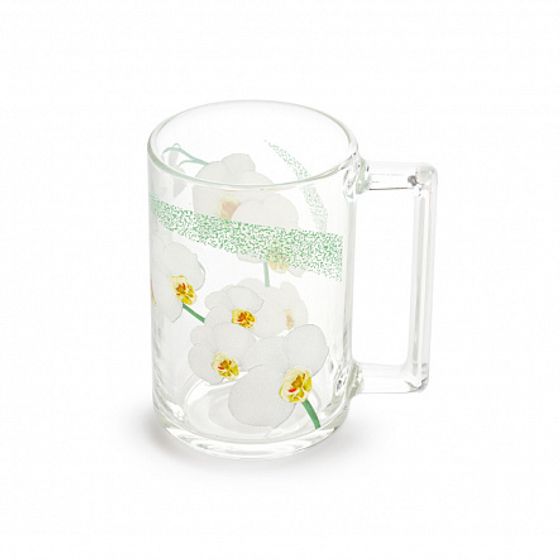 Кружка ФИТНЕС 320мл Микс декоров Цветы 1