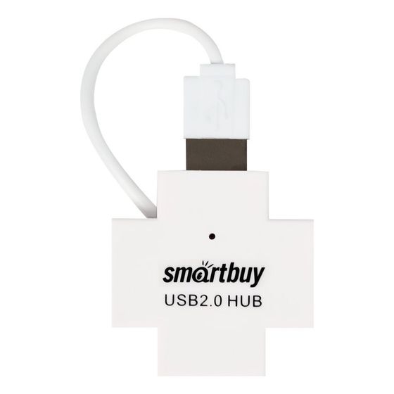 Разветвитель USB 2.0 Smartbuy SBHA-6900-W 4 порта белый