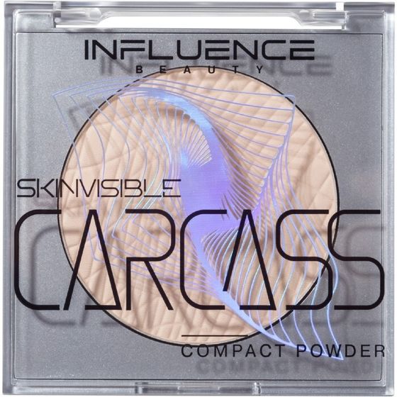 Пудра Influence Beauty Skinvisible carcass, компактная, тон 01, 4.2г