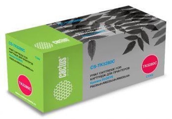 Картридж лазерный Cactus CS-TK5280C TK-5280C голубой (11000стр.) для Kyocera Ecosys P6235cdn/M6235cidn/M6635cidn