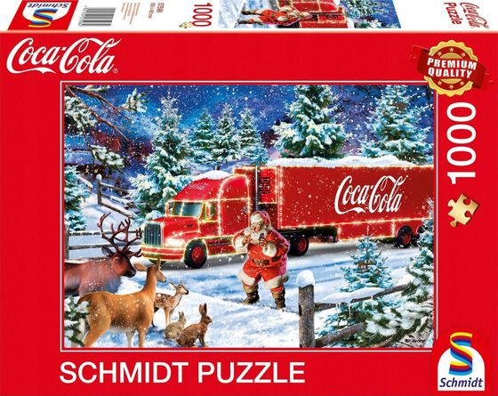 Schmidt Spiele Schmidt Spiele Coca Cola: Christmas Truck, Puzzle (1000 pieces)