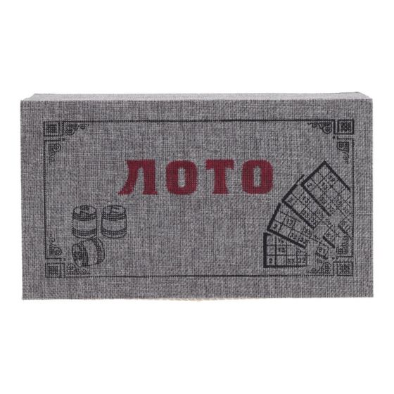 Игра настольная &quot;Лото&quot;, Д24 Ш13 В10 см