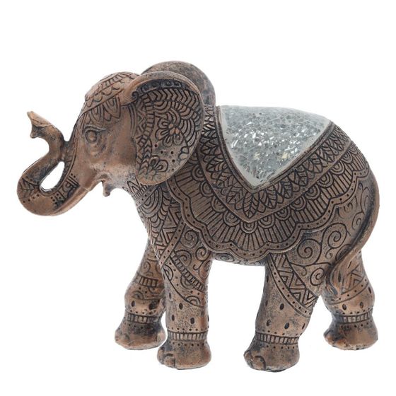 Фигурка декоративная "Слон", L18 W7 H15 см