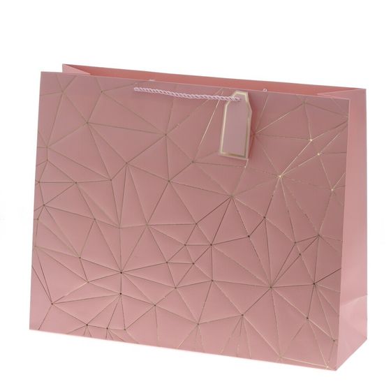 Пакет подарочный (бумага 210г/м2, блок 12шт), L50 W15 H40 см, 7в.