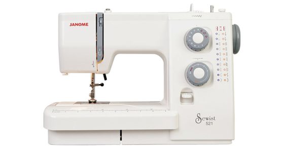 Швейная машина Janome 521 белый/серый