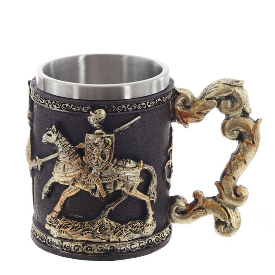 Кружка &quot;Рыцарь на лошади&quot;, 445 мл, L15 W10 H11,5 см