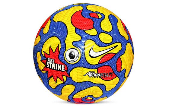 Nike Size 5 Ball Soccer Rubber Machine Stitched Soccer Ball Unisex Sport Yellow