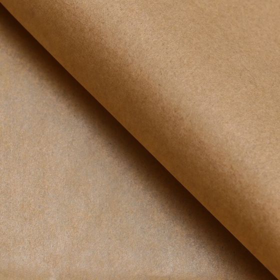 Бумага упаковочная тишью, крафтовый, 50 х 66 см