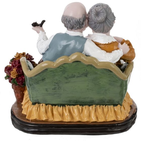 Фигурка декоративная &quot;Бабушка с дедушкой&quot;, L16 W12 H15,5 см