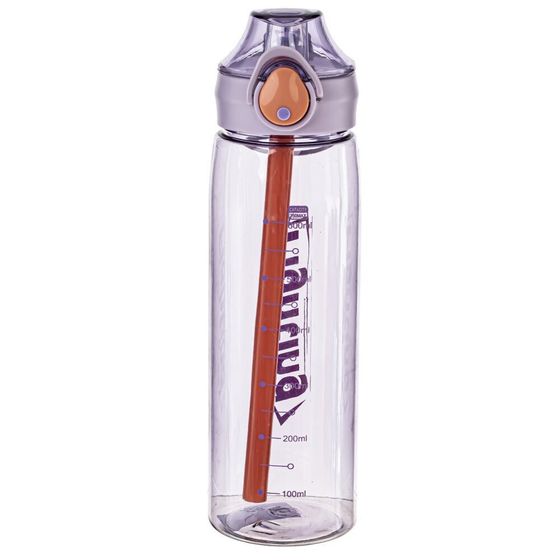 Бутылка, 650 мл, L8 W8 H25,5 см, дизайн микс