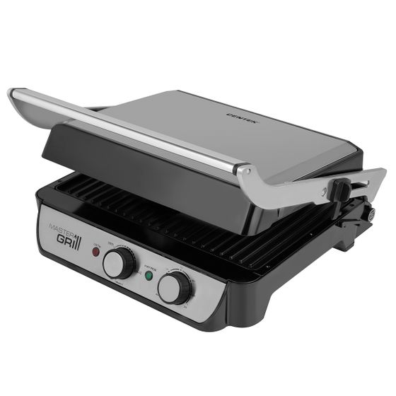 Электрогриль Centek CT-1466 2000Вт серебристый