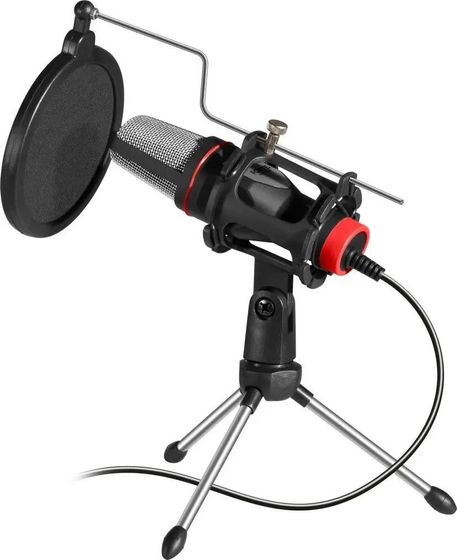 Микрофон Defender GMC 300 1,8м черный