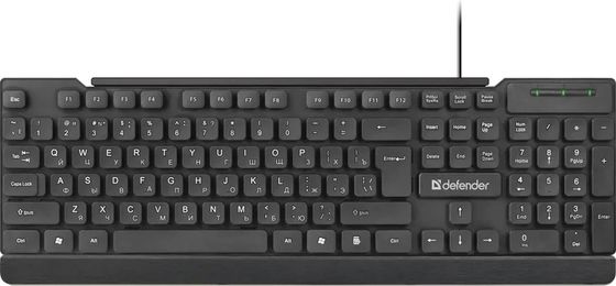 Клавиатура Defender Element HB-190 проводная черный