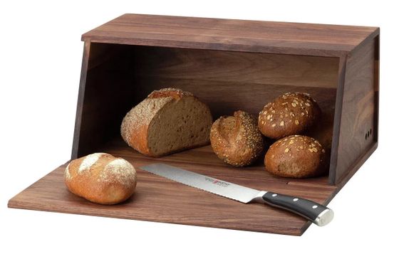 Continenta Brotkasten Walnuss 40x26x18,5 cm