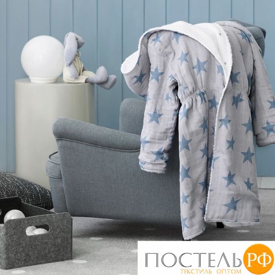 Togas МИДЛИ сер Халат 6-7 л (р.122), 100% хлопок