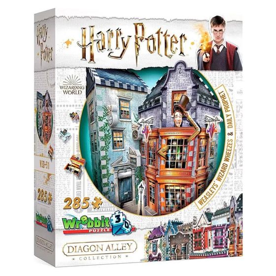 WREBBIT Harry Potter Weasley Wizards Wheezes&amp;Daily Prophet 3D Puzzle