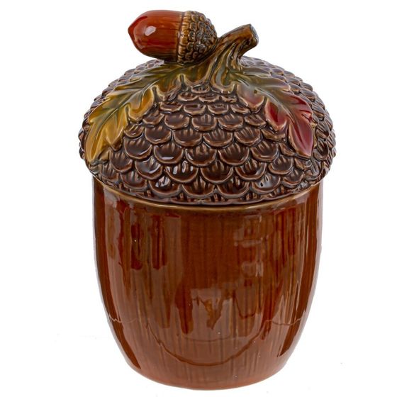 Емкость для сыпучих продуктов &quot;Жёлудь&quot;, 700 мл, L13 W13 H18 см, 2в.