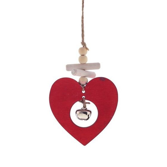 Украшение новогоднее &quot;Сердце&quot;, L8 W1 H12 см, 3в.