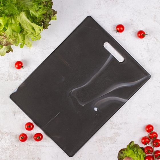 Доска разделочная MARBLE Black 27,5х36,5см