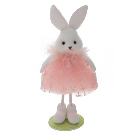 Фигурка декоративная "Зайка", L7 W7 H17 см, 3в.