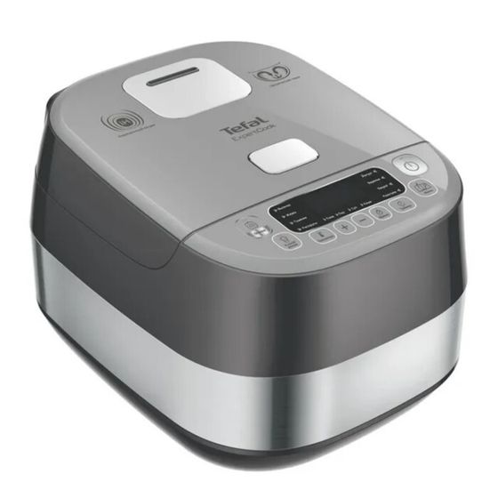 Мультиварка Tefal RK802B32, 1200 Вт, 5 л, 14 программ, антипригарное покрытие, серая