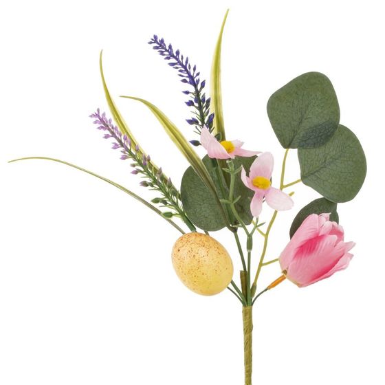 Ветка искусственная &quot;Пасхальная&quot;, L8 W6 H28 см