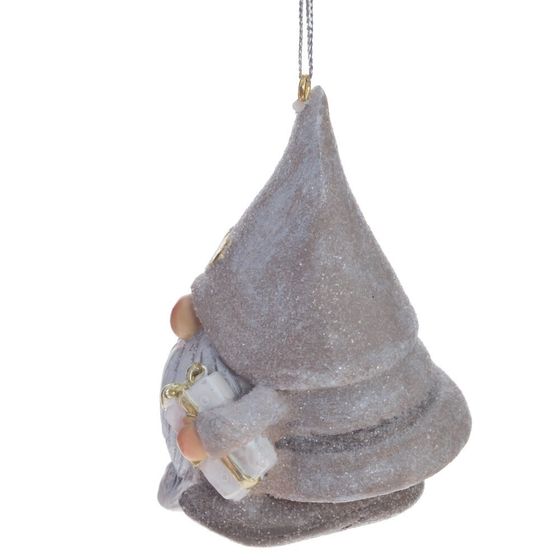 Фигурка декоративная подвесная &quot;Гном&quot;, L5,5 W5,5 H6,5 см, 2в.