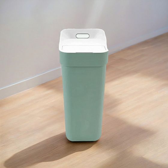 Контейнер для мусора READY TO COLLECT зеленый/светло-серый 30л