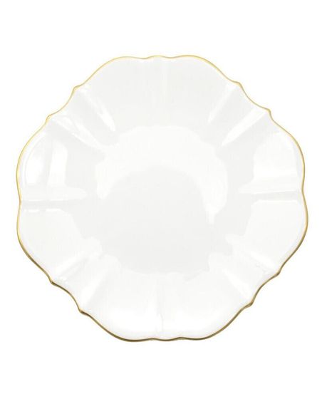 Amelie Brushed Gold Rim 13&quot; Charger Plate