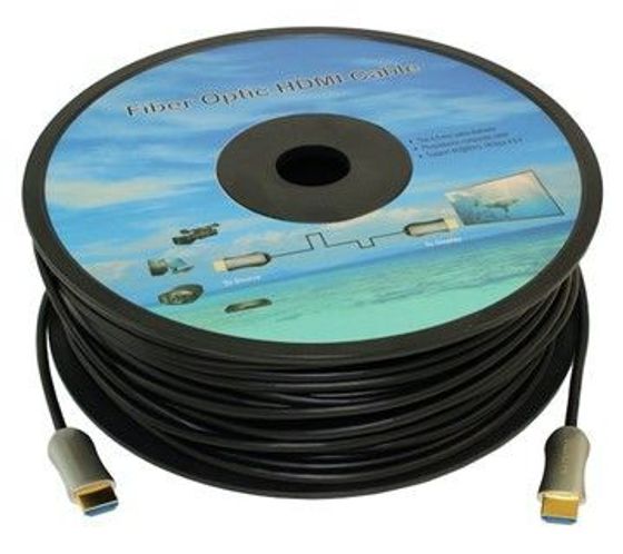 Кабель Fiber Optic HDMI(m) - HDMI(m) 35м черный